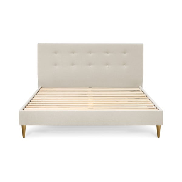 Bēša divguļamā gulta Bobochic Paris Rory Light, 180 x 200 cm-image-2