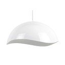 Balta piekaramā lampa ar metāla abažūru ø 50 cm Waved – Leitmotiv