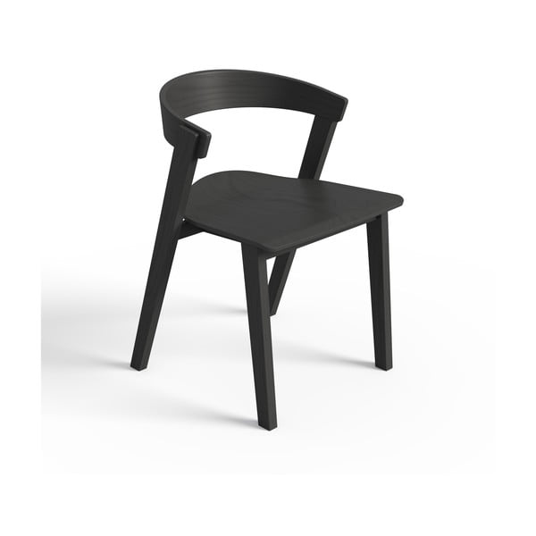 Melni dižskābarža masīvkoka pusdienu krēsli (2 gab.) Sand – TemaHome