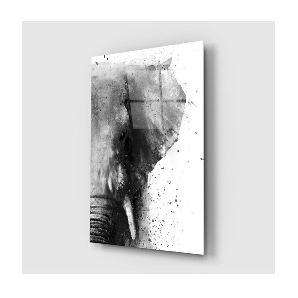 Stikla glezna Insigne Elephant, 46 x 72 cm