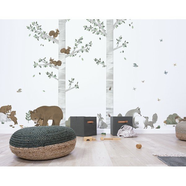 Uzlīmju loksne 64x40 cm Moutain Animals – Lilipinso-image-2