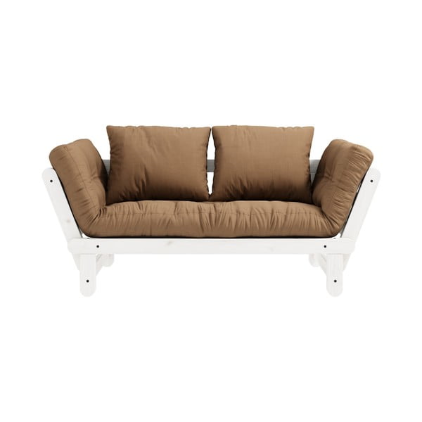 Izvelkamais dīvāns Karup Design Beat White/Mocca