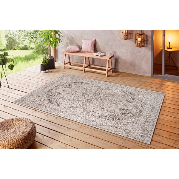 Brūni bēšs āra paklājs Ragami Vienna, 160 x 230 cm-image-3