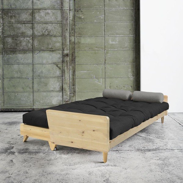 Dīvāns gulta Karup India Natural/Dark Grey/Granite Grey-image-1