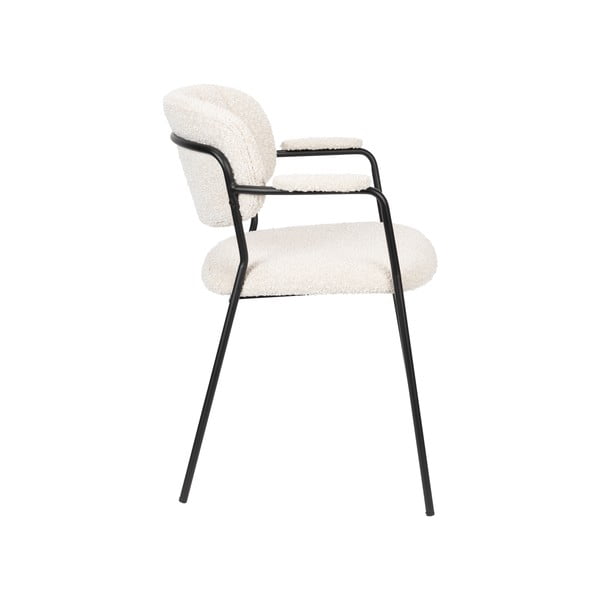 Balti pusdienu krēsli (2 gab.) Jolien – White Label-image-3