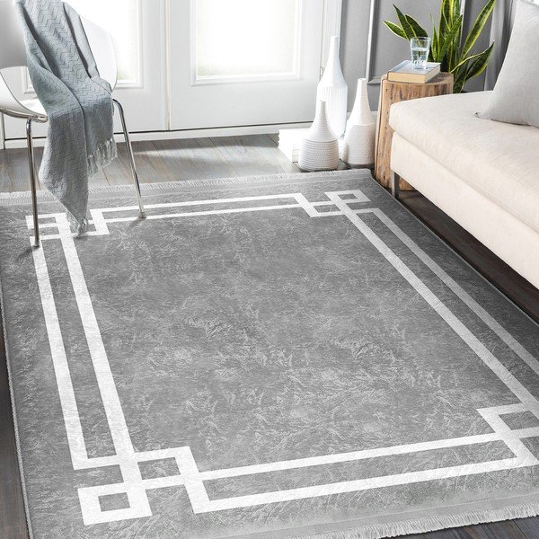Pelēks paklājs 160x230 cm – Mila Home-image-2