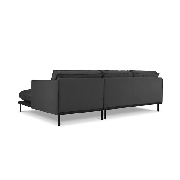 Tumši pelēks samta stūra dīvāns (ar labo stūri) Auguste – Interieurs 86-image-4