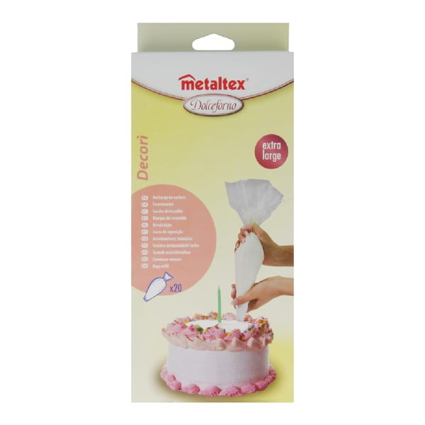 Plastmasas dekorēšanas maisiņš (20 gab.) – Metaltex-image-3