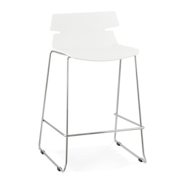 Balts bāra krēsls Kokoon Reny, sēdekļa augstums 64 cm