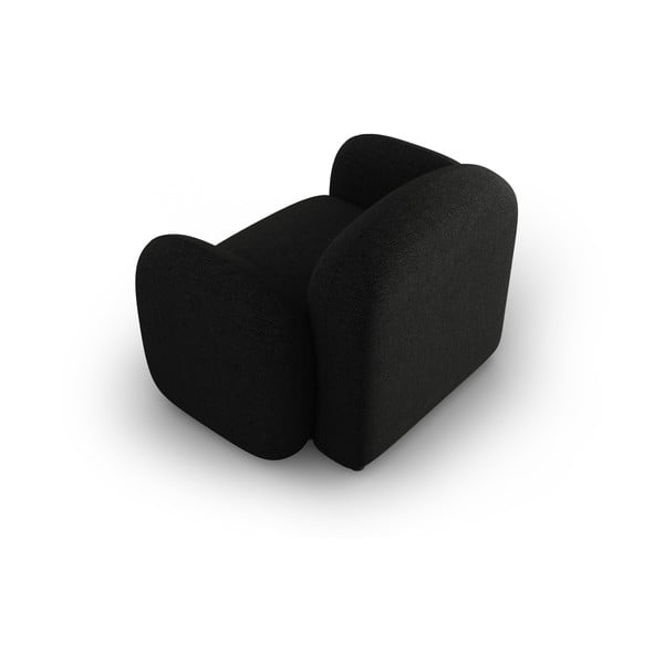 Melns atpūtas krēsls Blair – Micadoni Home-image-4