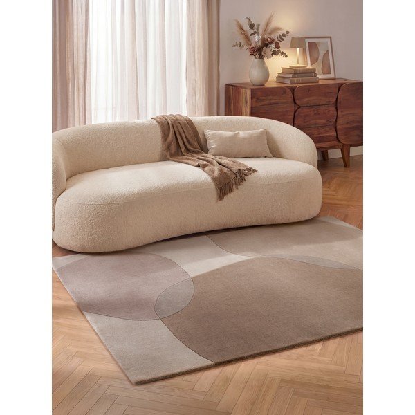 Bēšs vilnas paklājs 120x170 cm Ovia – Villeroy&Boch-image-1