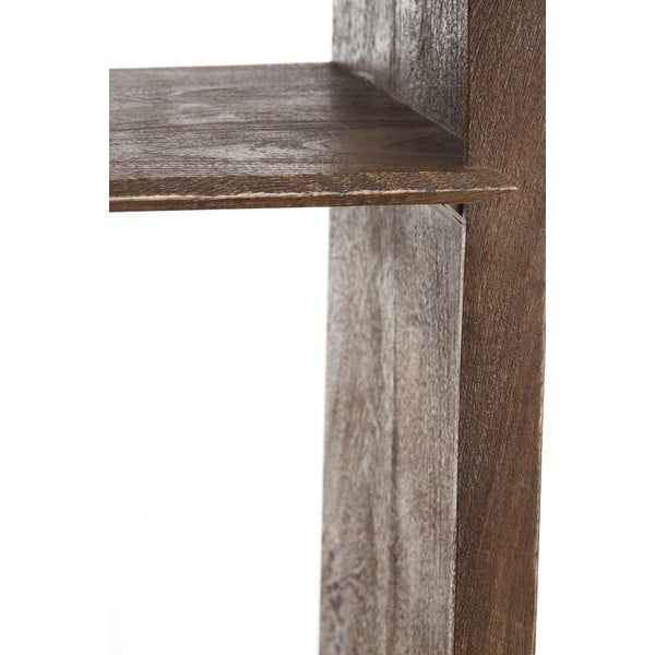 Dabīga toņa mango masīvkoka grāmatplaukts 48x190 cm Sondrio – Light & Living-image-1