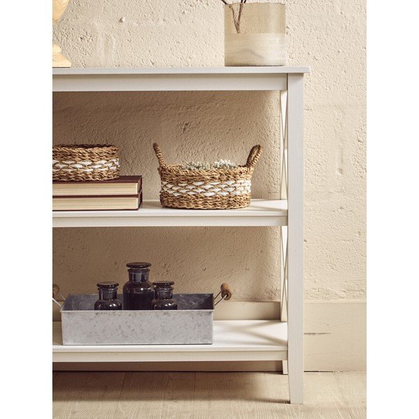 Balts priedes masīvkoka plaukts 40x81x81 cm Heritage – Premier Housewares-image-1