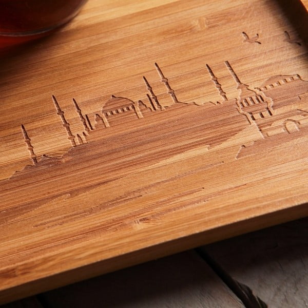 Bambusa servēšanas paplāte Bambum Veggie-image-1