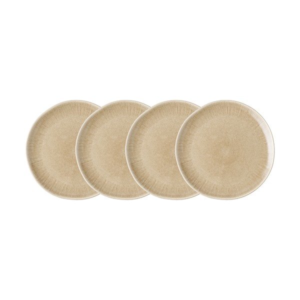 Bēši akmensmasas šķīvji (4 gab.) ø 27 cm Viola – House Nordic