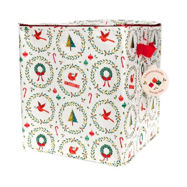 Drēbju uzglabāšanas kaste no pārstrādātas plastmasas 32x32x35 cm Classic Christmas – Rex London-image-4