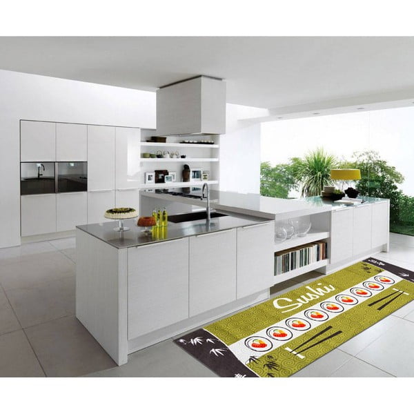 Ļoti izturīgs virtuves paklājs Webtappeti Sushi, 60 x 300 cm