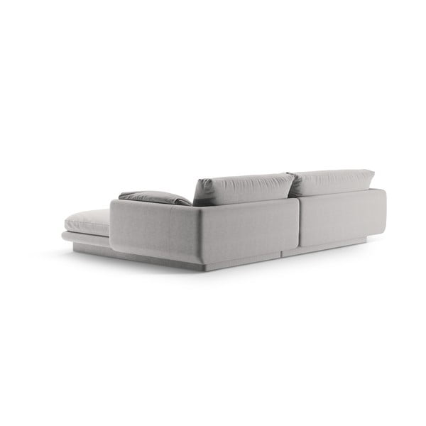 Gaiši pelēks stūra dīvāns (ar kreiso stūri) Torino – Micadoni Home-image-3
