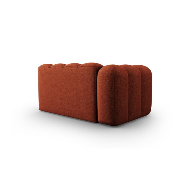 Ķieģeļu sarkans modulārais dīvāns (ar kreiso stūri) Lupine – Micadoni Home-image-3
