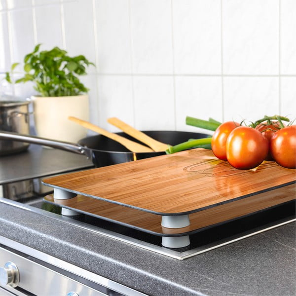 Stikla aizsargplāksnes plītij (2 gab.) Wenko Lunch, 52 x 30 cm-image-1