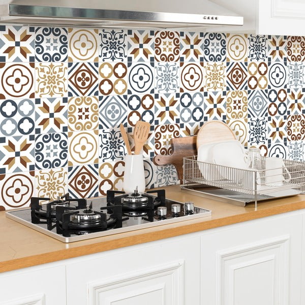 30 dekoratīvo sienas uzlīmju komplekts Ambiance Ninocito, 15 x 15 cm-image-1