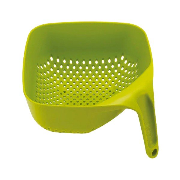 Liels zaļš kubveida siets Joseph Joseph Square Colander