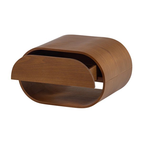 Dabīga toņa daudzlīmeņu sienas plaukts 39 cm Momo – WOOOD-image-2