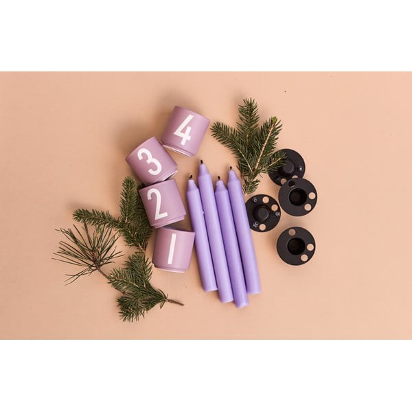 4 rozā porcelāna imitācijas krūžu komplekts Design Letters, 0,5 l-image-2