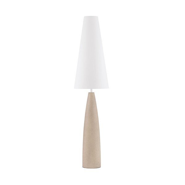 Balta/krēmkrāsas stāvlampa (augstums 130 cm) Mizu – Nova Luce