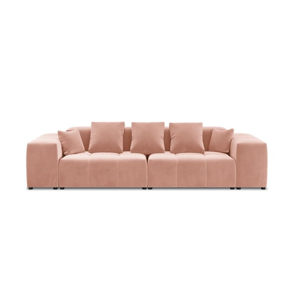 Rozā samta dīvāns 320 cm Rome Velvet – Cosmopolitan Design 