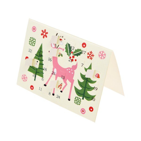 Ziemassvētku kartīte adventes kalendāra dizainā – Rex London-image-1