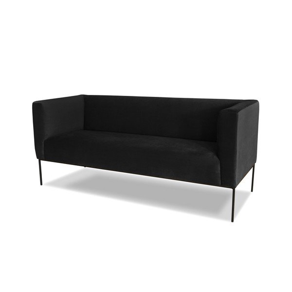 Melns trīsvietīgs dīvāns Windsor & Co. Dīvāni Neptūns-image-2