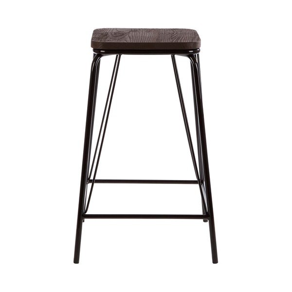 Melns/brūns gobas masīvkoka ķeblis District – Premier Housewares-image-2