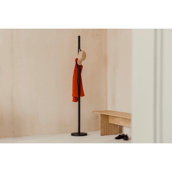 Melns metāla pakaramais ø 25x183 cm Yuko – noo.ma-image-2