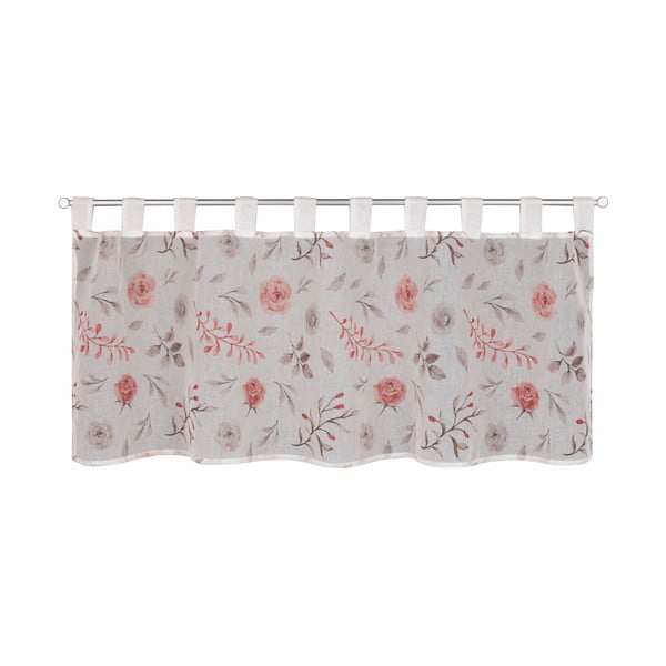 Balts/rozā dienas aizkars 135x45 cm Rose – Sehlbach