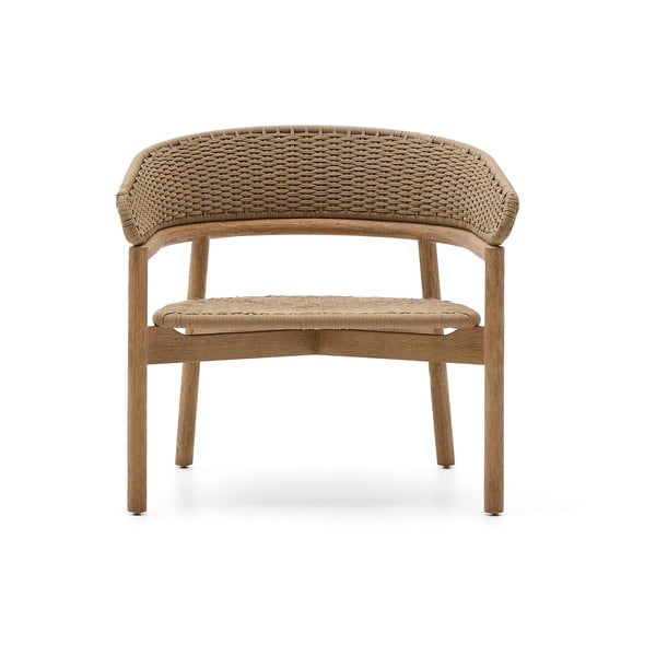 Dabīga toņa masīvkoka dārza atpūtas krēsls Arinella – Kave Home-image-3