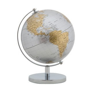 Sudraba un zelta globuss Mauro Ferretti Globe, augstums 28 cm