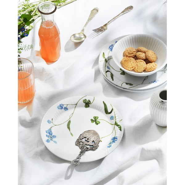 Balts deserta porcelāna šķīvis ø 22 cm Hammershøi Summer – Kähler Design-image-1