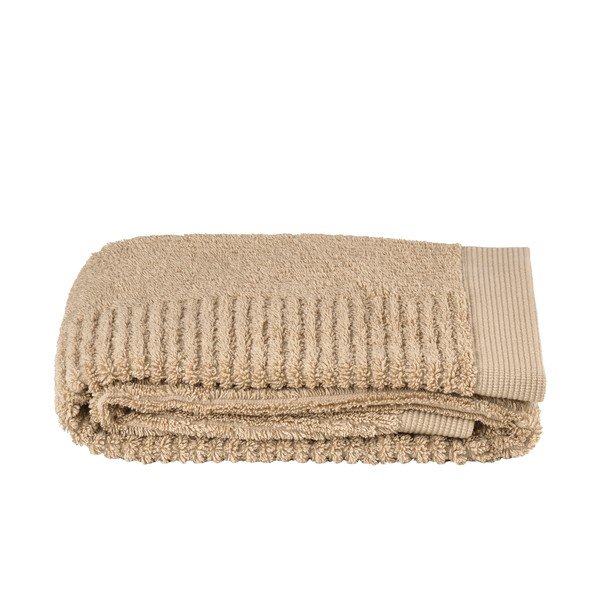 Bēšs frotē kokvilnas dvielis 50x100 cm Classic – Zone