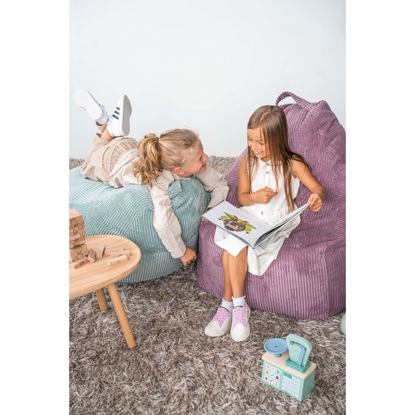 Tumši pelēks velveta bērnu sēžammaiss Game Amuse – SLOWDOWN-image-1