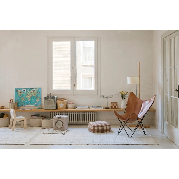 Krēmkrāsas mazgājams/ar rokām darināts kokvilnas paklājs 170x240 cm Mosaic – Lorena Canals-image-4