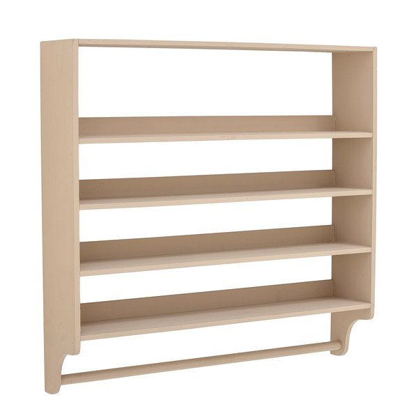 Dabīga toņa daudzlīmeņu egles masīvkoka sienas plaukts 70 cm Sal – Bloomingville-image-2