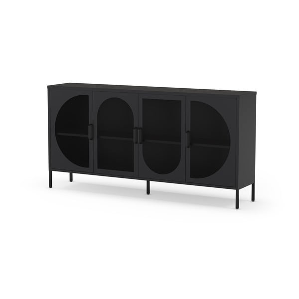 Melna kumode 160x90 cm Tayra – Marckeric-image-3