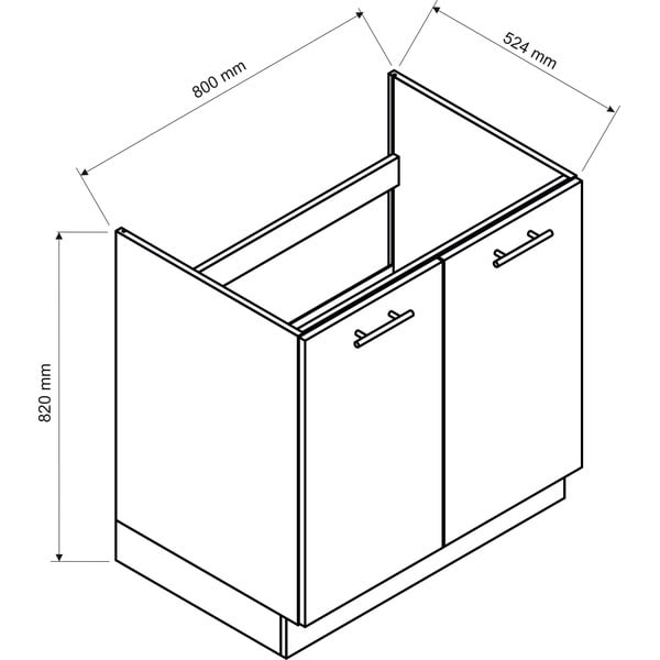 L veida virtuves iekārta ar darba virsmu (ar iekļautu montāžu) 240–220 cm Kole – STOLKAR-image-3