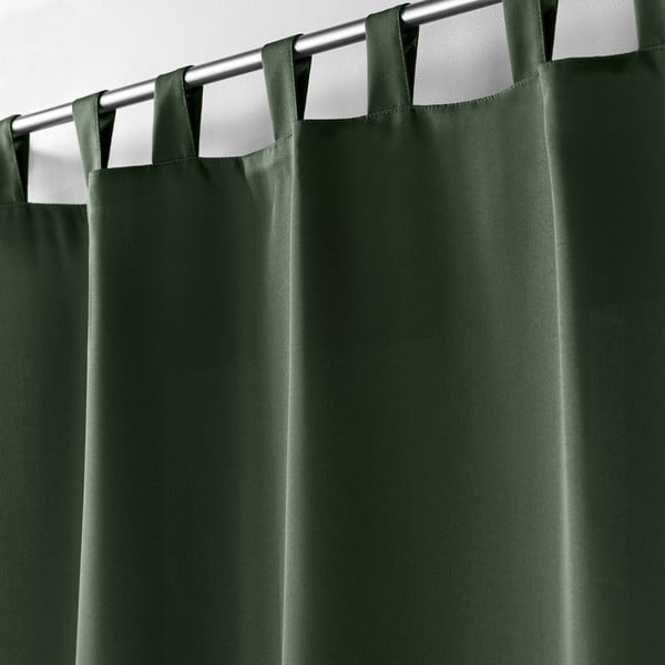 Haki aizkars 140x260 cm Essentiel – douceur d'intérieur-image-1