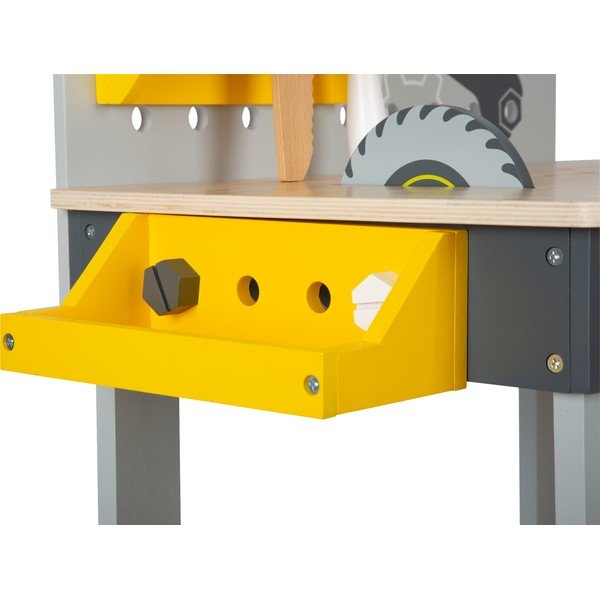 Bērnu koka darba galds ar instrumentiem Legler Miniwob-image-4