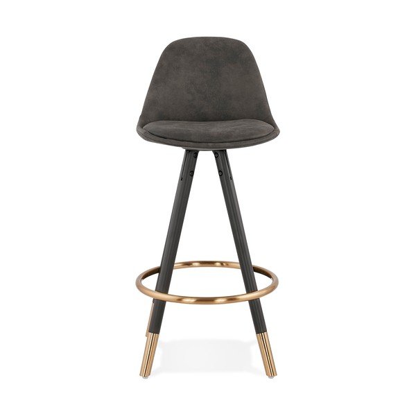 Pelēks bāra krēsls Kokoon Bruce Mini, sēdekļa augstums 65 cm-image-3