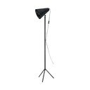 Melna stāvlampa Markslöjd Cilla Floor, augstums 1,5 m