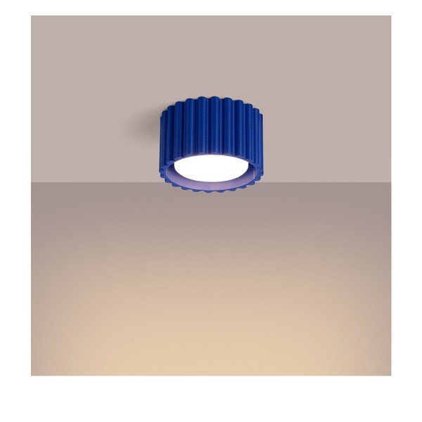 Zila metāla prožektora tipa lampa ø 10 cm Zora – Sollux-image-4