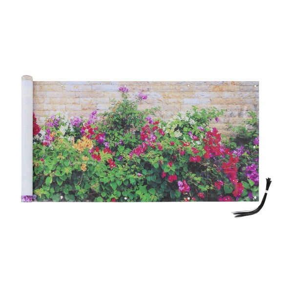 Plastmasas balkona aizslietnis 500x85 cm Flowers – Maximex-image-2
